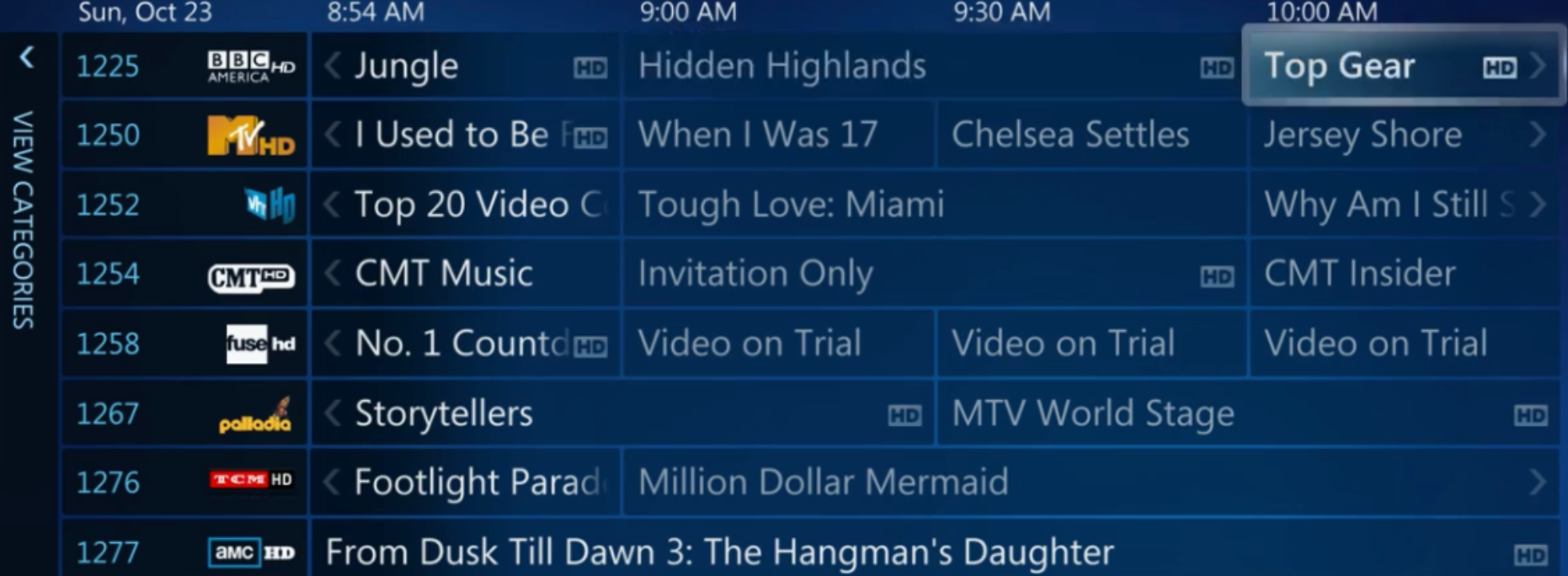 Traditional Cable Directory